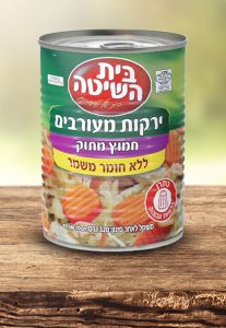 פחית ירקות מעורבים חמוץ מתוק